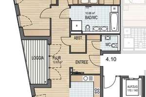 3-Zimmer-Wohlfühlwohnung in Top-Lage mit bester Anbindung und hohem Freizeitwert! (Wohnung 4.10) – Münzstrasse 58, 42281 Barmen, Wuppertal – Vorschaubild 2