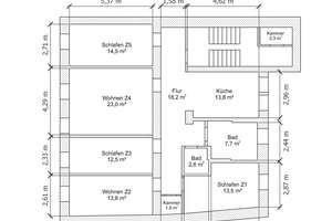 Mehrfamilienhaus in Saarbrücken-Dudweiler - 461m², nahe Uni, ca. 7% Rendite, von Privat ohne Makler – Die vollständige Adresse der Immobilie erhältst du vom Anbieter., 66125 Dudweiler (Ortsteil), Saarbrücken – Vorschaubild 47