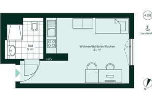 Kompakt gedacht, smart investiert – Roermonder Straße 76, 52072 Ponttor, Aachen – Vorschaubild 2