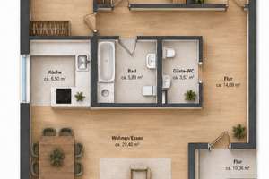 Neuwertige 4-Zimmer-Erdgeschosswohnung mit Terrasse, Garten und Tiefgarage in Nürnberg-Bärenschanze – Bärenschanzstraße 40, 90429 Bärenschanze, Nürnberg – Vorschaubild 21