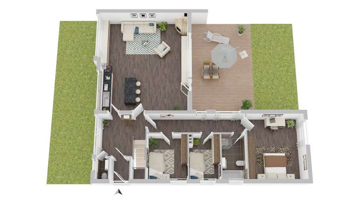 3 D Visualisierung mit offener