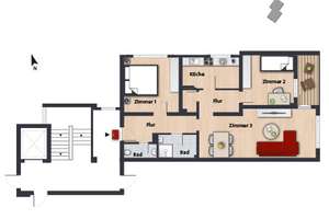 Großzügige Wohnung mit Dusche - WBS erforderlich // 3.OG Whg 1 – Breslauer Str. 266, 38440 Laagberg, Wolfsburg – Vorschaubild 12
