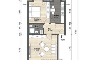 +++ Modernisierte 2-Raum-Wohnung mit Westbalkon & TG-Stellplatz in gepflegter Wohnanlage +++ – Die vollständige Adresse der Immobilie erhältst du vom Anbieter., 1237 Reick, Dresden – Vorschaubild 19