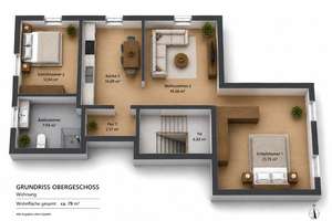 2026 sanierte Wohnung. Provisionsfrei! – Hopfenstraße 23, 91207 Lauf an der Pegnitz – Vorschaubild 4