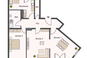 charmante 3-Zi-Altbau-Wohnung zu verkaufen – Gebstattelstr. 34, 81541 Obere Au, München – Vorschaubild 3