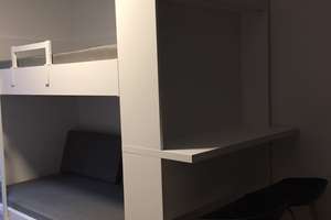 Studenten Apartment möbliert für 1-2 Personen inkl. Fitness-u. Gemeinschaftsräumen – Am Oberwiesenfeld 9, 80809 Am Riesenfeld, München – Vorschaubild 3