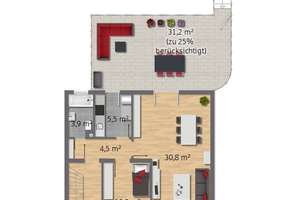 Viel Platz, viel Freiheit: Großzügiges ZFH mit Traumgarten, XL-Dachterrasse & Garage in ruhiger Lage – 45327 Katernberg, Essen – Vorschaubild 29