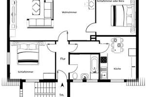 Erstbezug nach Sanierung: Moderne 3-Zimmer-Wohnung mit Einbauküche in ruhiger Lage – Die vollständige Adresse der Immobilie erhältst du vom Anbieter., 55246 Mainz-Kostheim, Wiesbaden – Vorschaubild 14