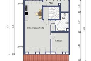 *Niedrige Provision* Zentral gelegenes Dachgeschoss mit offenem Wohnbereich und Charme – Die vollständige Adresse der Immobilie erhältst du vom Anbieter., 68159 Innenstadt/Jungbusch, Mannheim – Vorschaubild 10