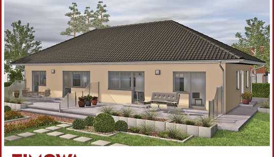 Bild von Doppelhaushälfte im Bungalowstil mit 3 Wohnräumen
