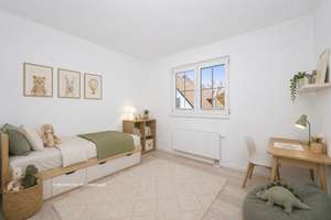 Sofort verfügbar - Moderne 4-Zimmer-Wohnung mit Westbalkon in München-Trudering – Die vollständige Adresse der Immobilie erhältst du vom Anbieter., 81827 Waldtrudering, München – Vorschaubild 5
