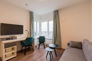 Perfekte Kapitalanlage! Bezugsfreies möbliertes Studio im Fritz Tower Berlin mit grandiosem Ausblick – Lehrter Straße 24 B, 10557 Moabit, Berlin – Vorschaubild 2