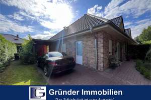 Wohlfühlen leicht gemacht – moderne Bungalow-DHH in Toplage von Lathen – Die vollständige Adresse der Immobilie erhältst du vom Anbieter., 49762 Lathen – Vorschaubild 1