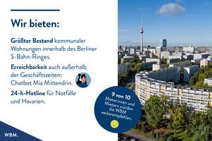 Nur für Rollstuhlfahrer mit WBS mit besonderem Wohnbedarf - barrierefreie 1 Zimmer Wohnung – Ashdodstraße 4, 13587 Hakenfelde, Berlin – Vorschaubild 6