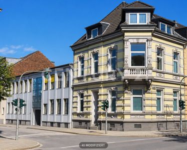 Düren-City - Solide Gewerbeimmobilie mit 8 Stellplätzen & Wohnhaus mit 3 Einheiten