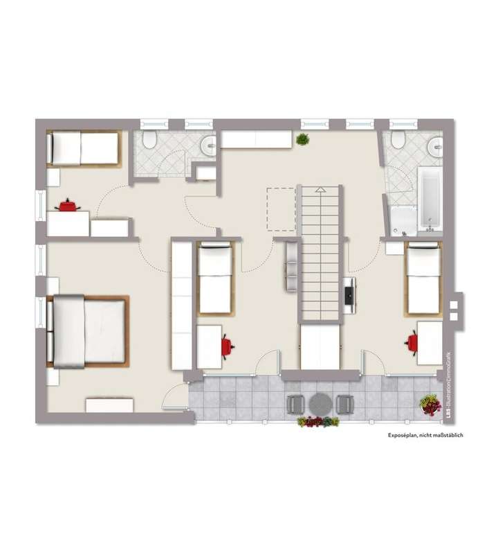 Grundriss Obergeschoss
