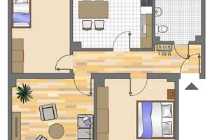 3-Zimmer-Wohnung in Dortmund Innenstadt-West – Möllerstraße 52, 44137 Dorstfelder Brücke, Dortmund – Vorschaubild 2