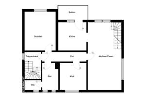 Platz zum Entfalten: Helle 5-Zimmer-Maisonettewohnung mit Kamin & Balkon in Dortmund-Aplerbeck – Die vollständige Adresse der Immobilie erhältst du vom Anbieter., 44287 Aplerbeck (Ortsteil), Dortmund – Vorschaubild 21