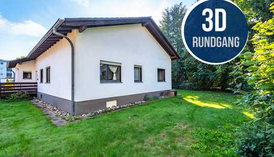 Bild von Hanau-Kesselstadt: Tolles Einfamilienhaus / Bungalow mit Garten & Erbpachtgrundstück in ruhiger Lage