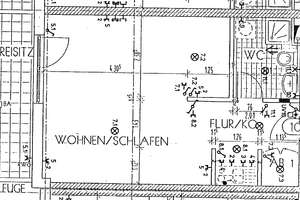 Schönes 1 Zi-Apartment mit Balkon-Einbauküche-Laminat im Herzen von MD-Stadtfeld zu vermieten – Ebendorfer Straße 17, 39108 Stadtfeld Ost, Magdeburg – Vorschaubild 2
