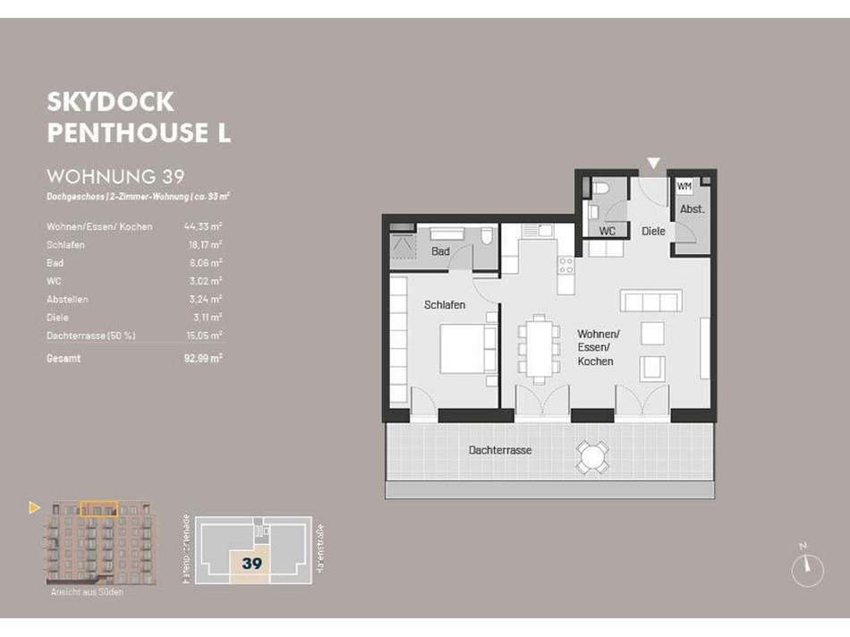 Grundriss WE 39