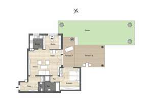 Vermiete 3-Zi.-Wohnung mit großer Terrasse & Gartenanteil – inkl. Garage & Kamin im Norden Kölns – Die vollständige Adresse der Immobilie erhältst du vom Anbieter., 50765 Volkhoven/Weiler, Köln – Vorschaubild 13