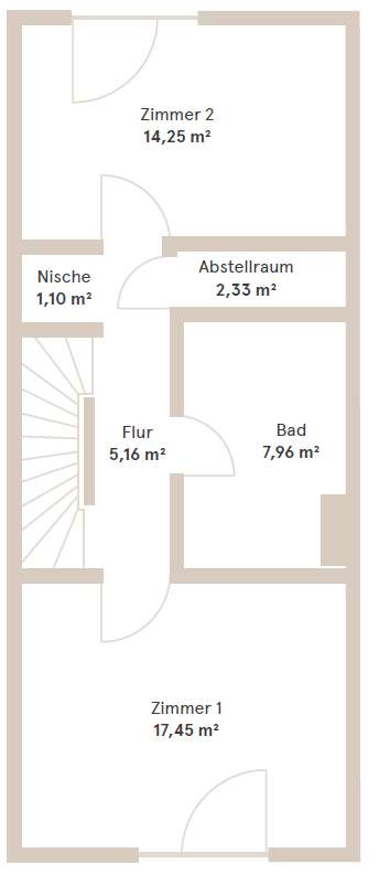 Grundriss Obergeschoss