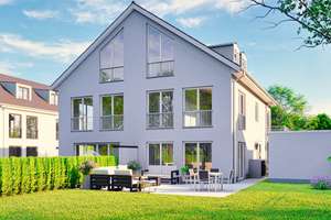 Chance auf ein Traumgrundstück mit Südlage inkl. großer moderner Doppelhaushälfte! – Die vollständige Adresse der Immobilie erhältst du vom Anbieter., 81827 Waldtrudering, München – Vorschaubild 2