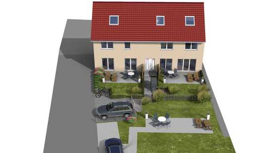 Bild von Doppelhaushälfte West mit Terrasse, Garten und Stellplatz - inkl. Abriss -