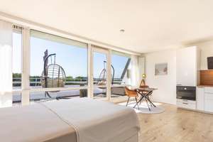 Sonnige 1 Zimmerwohnung mit großem Balkon am Olympiahafen Schilksee