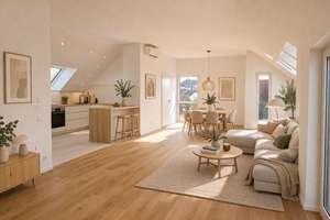 Exklusives barrierefreies Penthouse mit Dachterrassen in Mannheim-Wallstadt – Die vollständige Adresse der Immobilie erhältst du vom Anbieter., 68259 Wallstadt, Mannheim – Vorschaubild 5