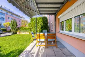 Helle, ruhige 3-Zimmer-Gartenwohnung mit Tiefgaragenstellplatz – ideal für Familien zur Eigennutzung – Die vollständige Adresse der Immobilie erhältst du vom Anbieter., 86156 Kriegshaber, Augsburg – Vorschaubild 2