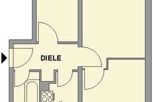 Balkonwohnung mit Tageslichtbad in attraktiver Wohnlage – Weststr. 123, 9116 Altendorf, Chemnitz – Vorschaubild 3