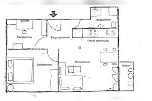 Tauschwohnung: Helle Endetagen Wohnung, offene Wohnküche, Balkon, Stadtpark – Maacksgasse 8, 22303 Winterhude, Hamburg – Vorschaubild 7