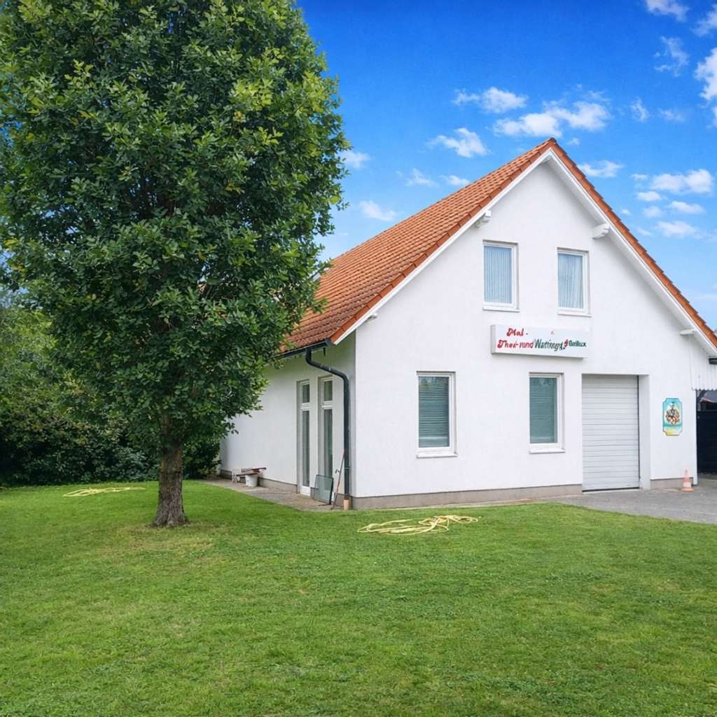 Immobilie in Ankum - ‼️Top Lage in Ankum - Werkstatt + Bezugsfertiges Haus mit Potenzial zum Zweifamilienhaus ‼️ - Bild 1