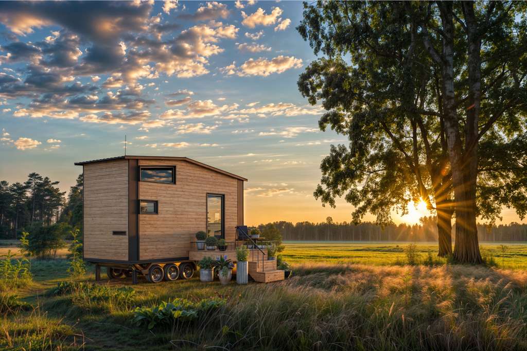 Domix Kleine Oase: Freiheit auf Rädern – Ihr exklusives Tiny House für nachhaltiges Wohnen
