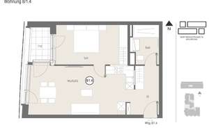 Trauhafte 2-Zimmer Wohnung mit toller Loggia zu vermieten! – Wartbergstraße 8/1, 74076 Heilbronn, Heilbronn – Vorschaubild 14