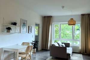 Design-Apartment mit Westsonne & Blick ins Grüne, Aufzug & neuer Möblierung nach Sanierung – Heilmannring 59b, 13627 Charlottenburg-Nord, Berlin – Vorschaubild 3