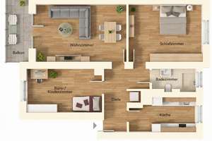 Urban wohnen! Moderne 3-Zimmer-Wohnung mit sonnigem Balkon in der Neu-Ulmer Innenstadt! – Die vollständige Adresse der Immobilie erhältst du vom Anbieter., 89231 Neu-Ulm – Vorschaubild 15