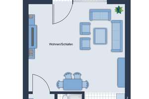 Gemütliches, möbliertes 1-Zimmer-Apartment  mit Balkon in ruhiger Lage nahe Borussia-Park – Die vollständige Adresse der Immobilie erhältst du vom Anbieter., 41179 Rheindahlen-Land, Mönchengladbach – Vorschaubild 13