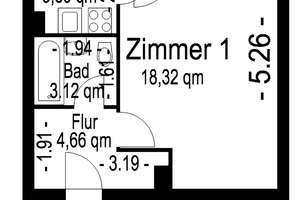 Gemütliche 1 Zimmerwhg , ab 55 Jahre – Martin-Luther-Straße 25, 10777 Schöneberg, Berlin – Vorschaubild 2