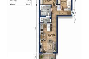 Ehrenfeld // Barrierefreie 3-Zi-Wohnung mit Balkon und TG-Stellplatz. Ideal für Singles und Paare! – Die vollständige Adresse der Immobilie erhältst du vom Anbieter., 50825 Ehrenfeld (Ortsteil), Köln – Vorschaubild 23