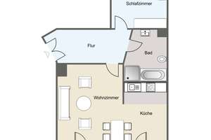 Wertbeständiger Altbau: 2-Zimmer-Wohnung mit Balkon in Leipzig-Volkmarsdorf! – Die vollständige Adresse der Immobilie erhältst du vom Anbieter., 4315 Volkmarsdorf, Leipzig – Vorschaubild 6