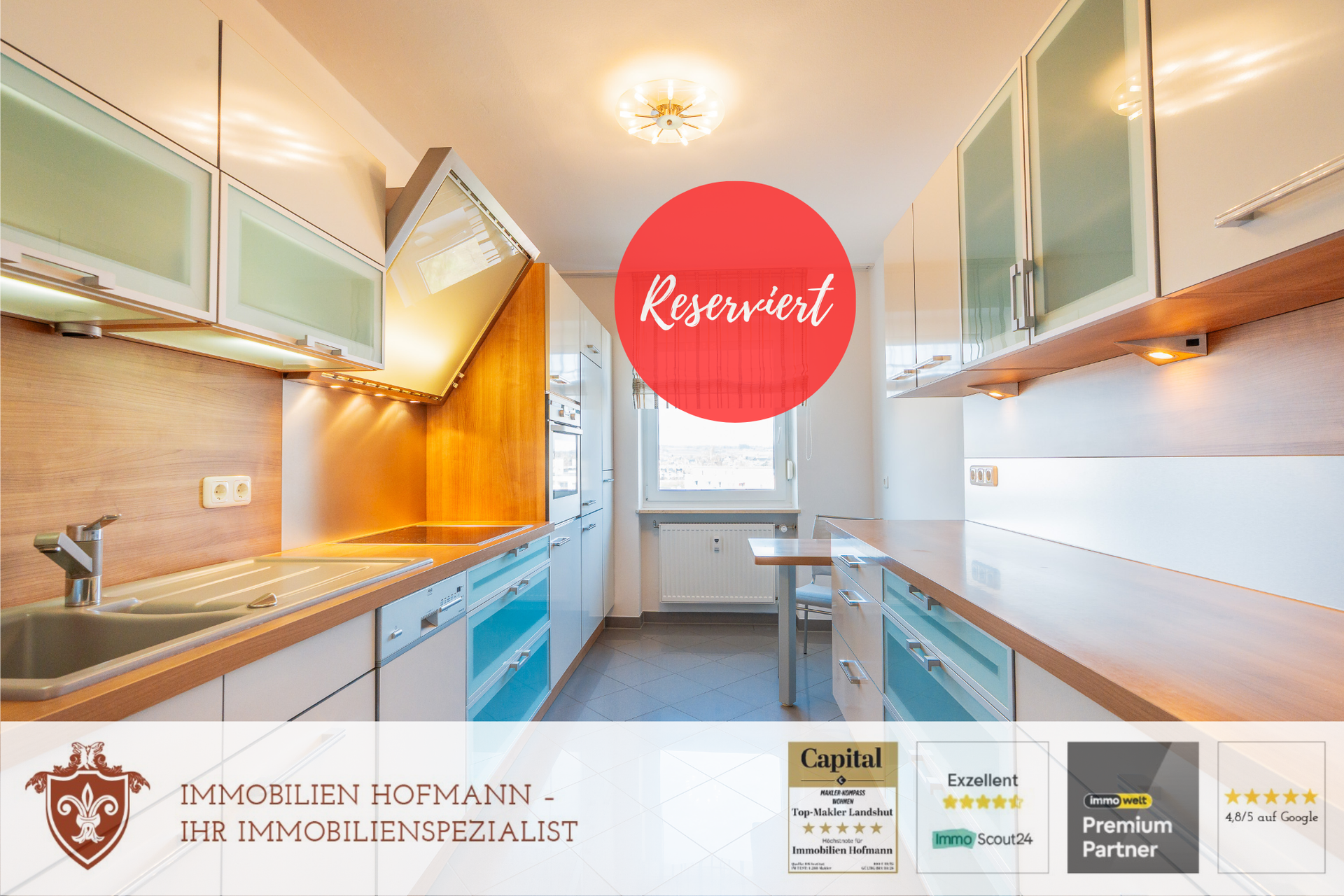 Immobilie in Altdorf - Modern renovierte 2 -Zimmer-Wohnung mit Südbalkon, moderner Einbauküche und Tiefgarage !!! - Bild 5