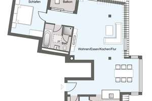 BLOSSOM – moderner, stadtnaher Neubau, 2-Zimmer-Wohnung mit Balkon – Die vollständige Adresse der Immobilie erhältst du vom Anbieter., 4317 Reudnitz-Thonberg, Leipzig – Vorschaubild 8