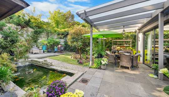 Bild von Wohnen auf einer Ebene!  Bungalow mit traumhaftem Garten