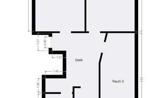 Bequemes Wohnen im Erdgeschoss: 3-Zimmerwohnung mit Balkon in Reudnitz – Die vollständige Adresse der Immobilie erhältst du vom Anbieter., 4317 Reudnitz-Thonberg, Leipzig – Vorschaubild 9