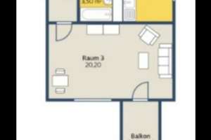 3-Zimmer-Wohnung fur Untermiete 6-24 Monate, EBK – 4209 Grünau-Ost, Leipzig – Vorschaubild 15