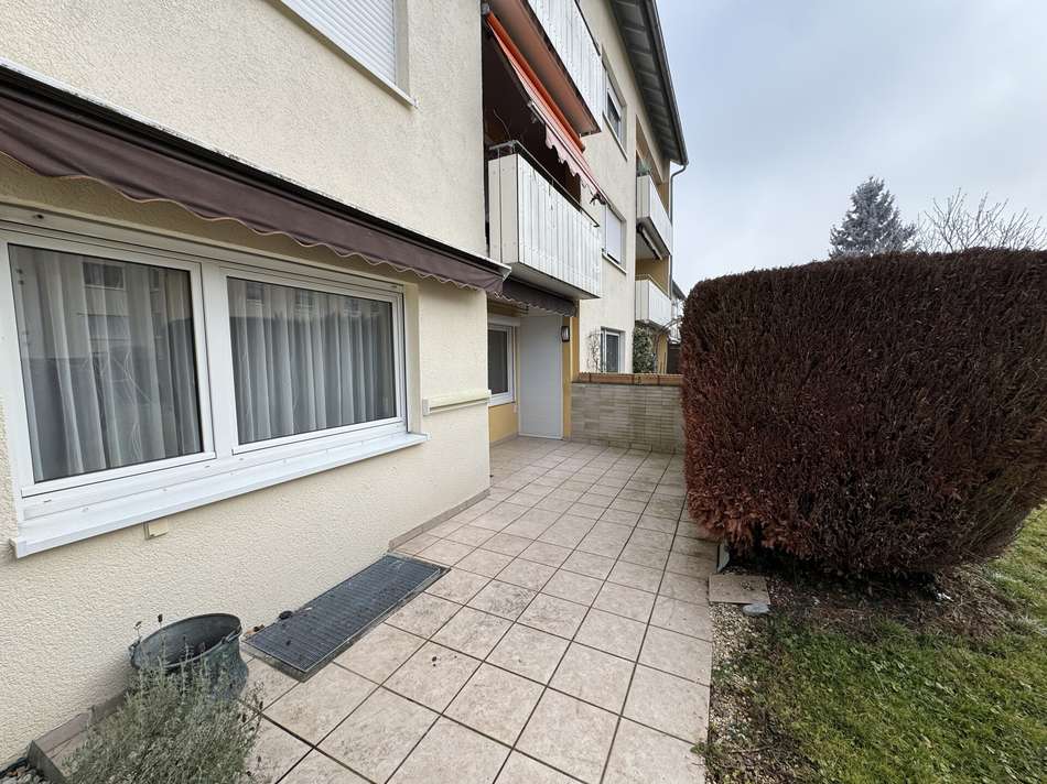 Terrasse mit Abstellraum