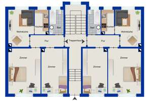 Mehrfamilienhaus im Ensembleschutz in der Würzburger Stadtmitte – Die vollständige Adresse der Immobilie erhältst du vom Anbieter., 97070 Altstadt, Würzburg – Vorschaubild 6